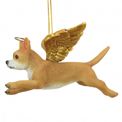 Toscano - Honor Your Pet Chihuahua Holiday Dog Angel Ornament