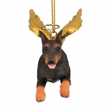 Toscano - Honor Your Pet Doberman Holiday Dog Angel Ornament