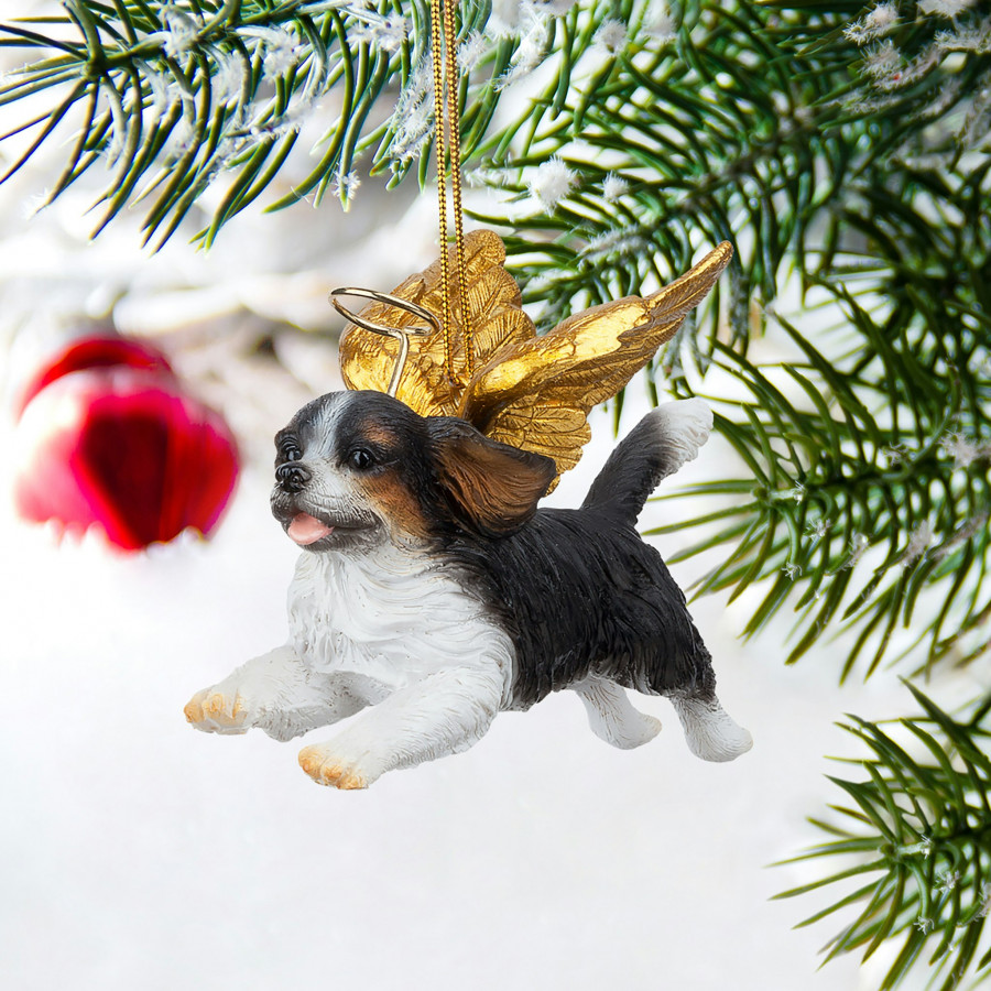 Toscano - Honor Your Pet Cavalier Holiday Dog Angel Ornament
