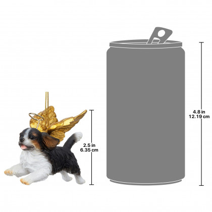 Toscano - Honor Your Pet Cavalier Holiday Dog Angel Ornament