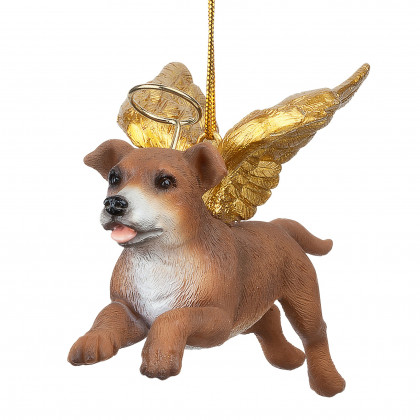 Toscano - Honor Your Pet Pit Bull Holiday Dog Angel Ornament