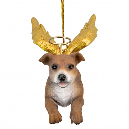 Toscano - Honor Your Pet Pit Bull Holiday Dog Angel Ornament