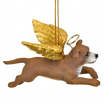 Toscano - Honor Your Pet Pit Bull Holiday Dog Angel Ornament