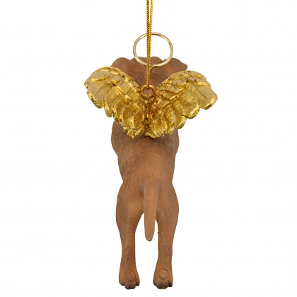 Toscano - Honor Your Pet Pit Bull Holiday Dog Angel Ornament