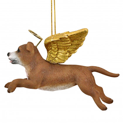 Toscano - Honor Your Pet Pit Bull Holiday Dog Angel Ornament