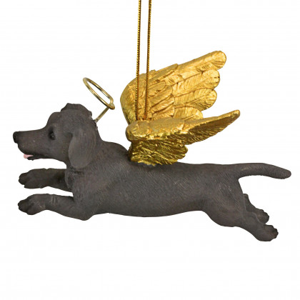 Toscano - Honor Your Pet Weimaraner Holiday Dog Angel Ornament
