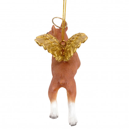 Toscano - Honor Your Pet Boxer Holiday Dog Angel Ornament