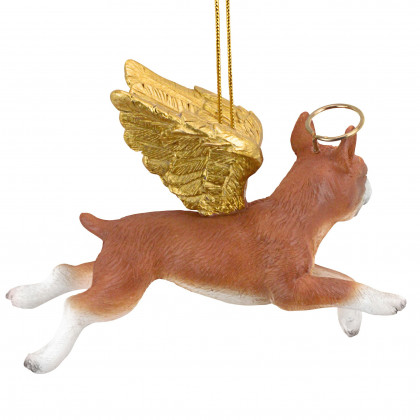 Toscano - Honor Your Pet Boxer Holiday Dog Angel Ornament