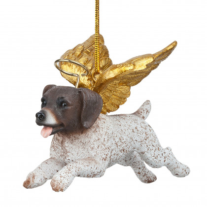 Toscano - Honor Your Pet Pointer Holiday Dog Angel Ornament
