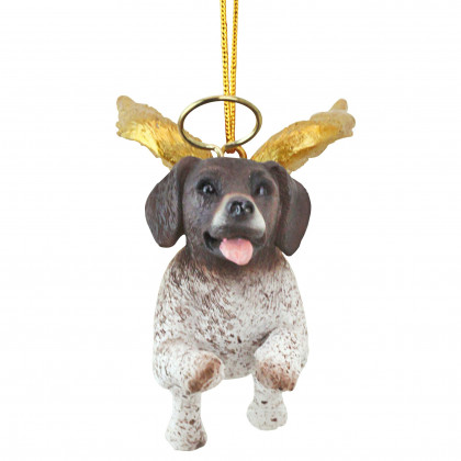 Toscano - Honor Your Pet Pointer Holiday Dog Angel Ornament