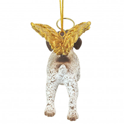 Toscano - Honor Your Pet Pointer Holiday Dog Angel Ornament