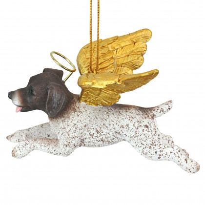 Toscano - Honor Your Pet Pointer Holiday Dog Angel Ornament