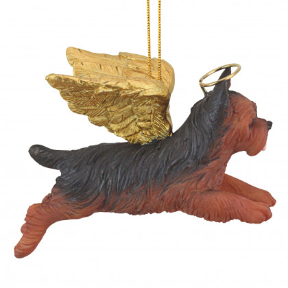 Toscano - Honor Your Pet Yorkie Holiday Dog Angel Ornament