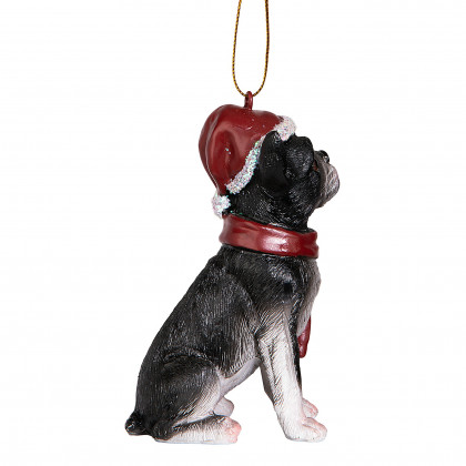 Toscano - Boston Terrier Holiday Dog Ornament Pet Decoration