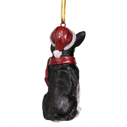 Toscano - Boston Terrier Holiday Dog Ornament Pet Decoration