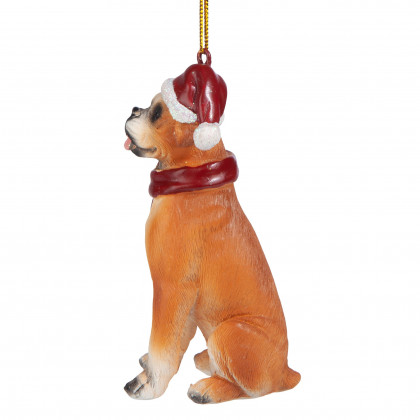 Toscano - Boxer Holiday Dog Ornament Pet Decoration