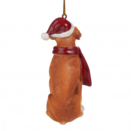 Toscano - Boxer Holiday Dog Ornament Pet Decoration