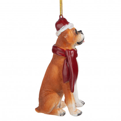 Toscano - Boxer Holiday Dog Ornament Pet Decoration