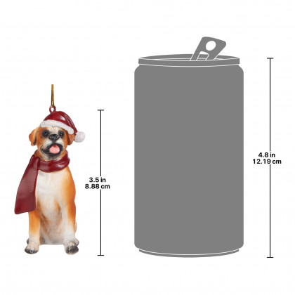 Toscano - Boxer Holiday Dog Ornament Pet Decoration