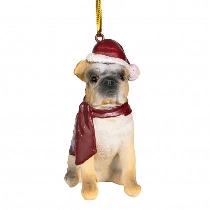 Toscano - Bulldog Holiday Dog Ornament Pet Decoration