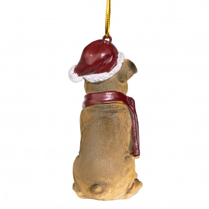 Toscano - Bulldog Holiday Dog Ornament Pet Decoration