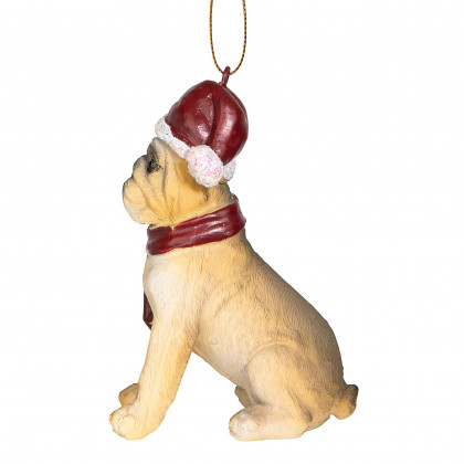 Toscano - Bulldog Holiday Dog Ornament Pet Decoration