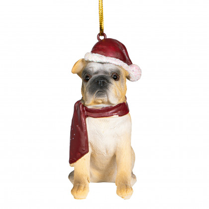 Toscano - Bulldog Holiday Dog Ornament Pet Decoration