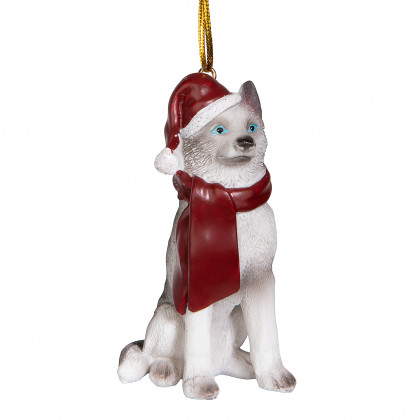Toscano - Siberian Husky Holiday Dog Ornament Pet Decoration