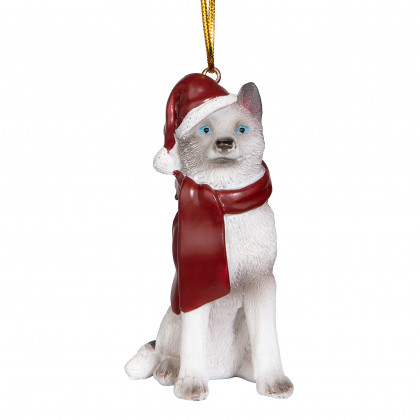 Toscano - Siberian Husky Holiday Dog Ornament Pet Decoration