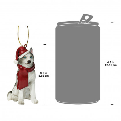 Toscano - Siberian Husky Holiday Dog Ornament Pet Decoration