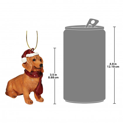 Toscano - Dachshund Holiday Dog Ornament Pet Decoration