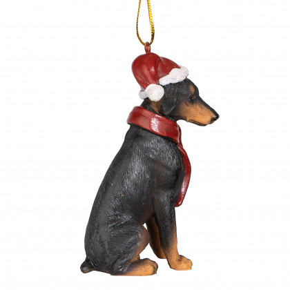Toscano - Doberman Pinscher Holiday Dog Ornament Pet Decoration