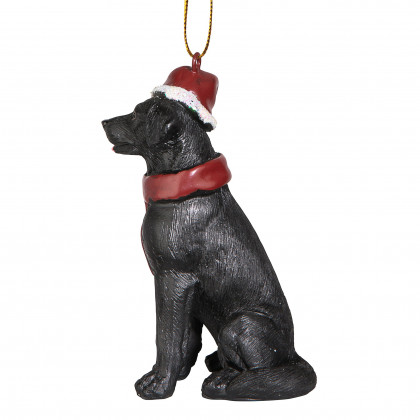 Toscano - Black Labrador Retriever Holiday Dog Ornament Pet Decoration