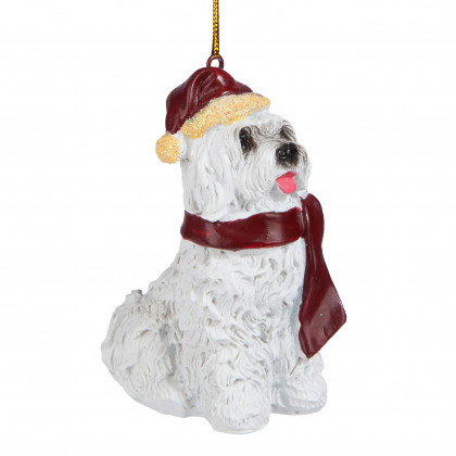 Toscano - Maltese Holiday Dog Ornament Pet Decoration