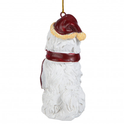 Toscano - Maltese Holiday Dog Ornament Pet Decoration