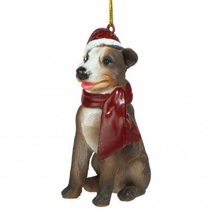 Toscano - Pitbull Holiday Dog Ornament Pet Decoration