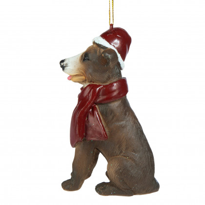 Toscano - Pitbull Holiday Dog Ornament Pet Decoration