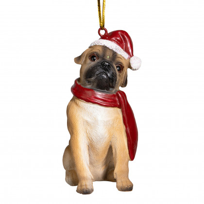 Toscano - Pug Holiday Dog Ornament Pet Decoration