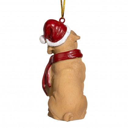 Toscano - Pug Holiday Dog Ornament Pet Decoration