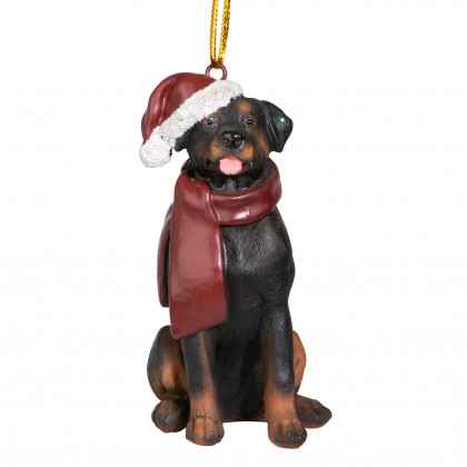 Toscano - Rottweiler Holiday Dog Ornament Pet Decoration