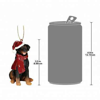 Toscano - Rottweiler Holiday Dog Ornament Pet Decoration