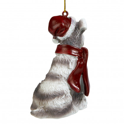 Toscano - Miniature Schnauzer Holiday Dog Ornament Pet Decoration