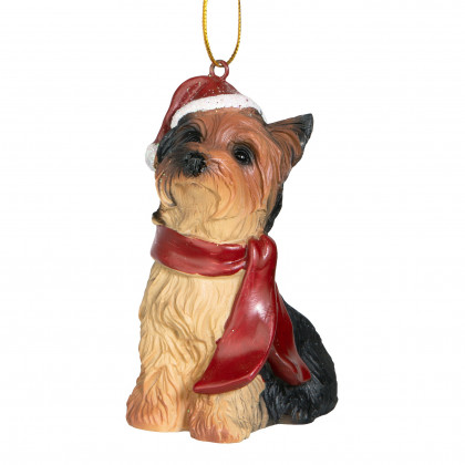 Toscano - Yorkshire Terrier Holiday Dog Ornament Pet Decoration