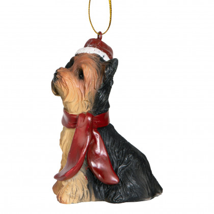 Toscano - Yorkshire Terrier Holiday Dog Ornament Pet Decoration