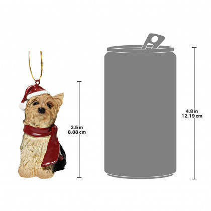 Toscano - Yorkshire Terrier Holiday Dog Ornament Pet Decoration