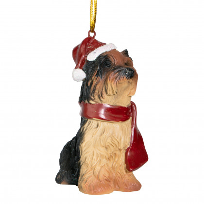 Toscano - Yorkshire Terrier Holiday Dog Ornament Pet Decoration