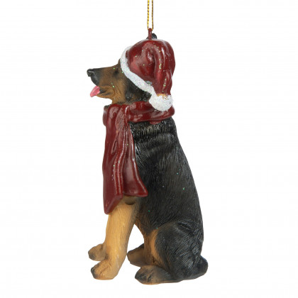 Toscano - German Shepherd Holiday Dog Ornament Pet Decoration