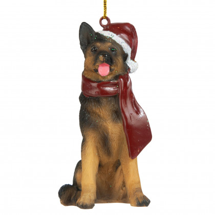 Toscano - German Shepherd Holiday Dog Ornament Pet Decoration