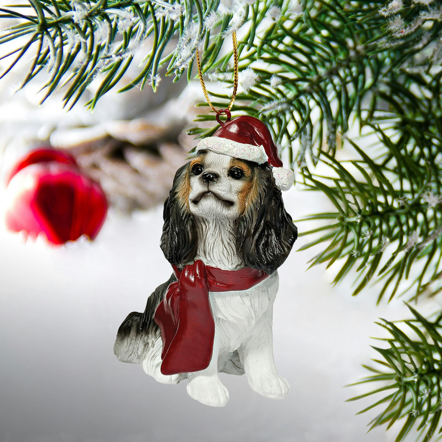 Toscano - Cavalier King Charles Spaniel Holiday Dog Ornament Pet Decoration