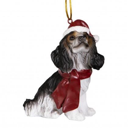 Toscano - Cavalier King Charles Spaniel Holiday Dog Ornament Pet Decoration